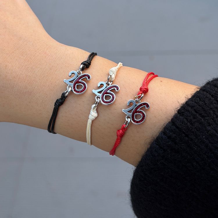 Βραχιόλι Γούρι 2026 Με Glitter AA21823