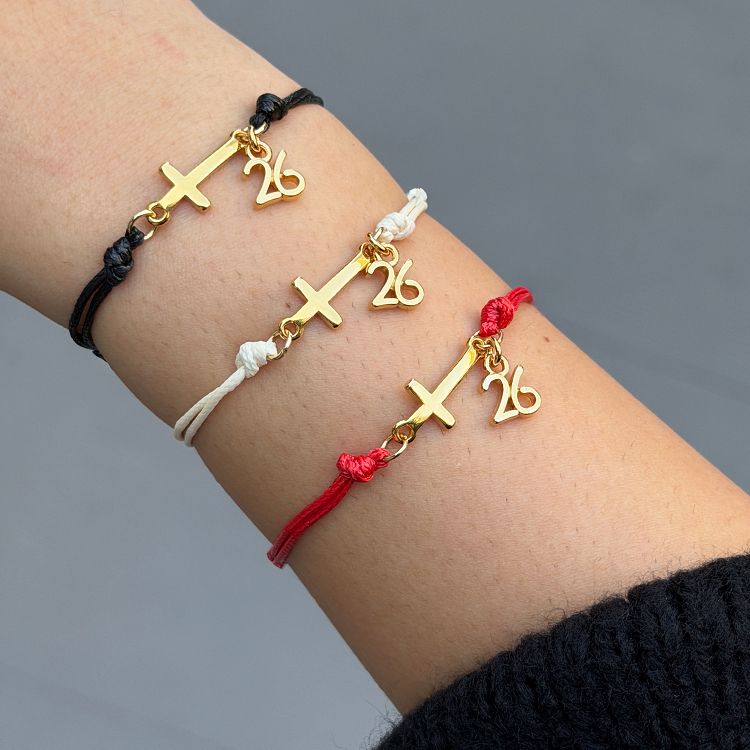 Βραχιόλι Γούρι 2026 Με Σταυρό AA21875