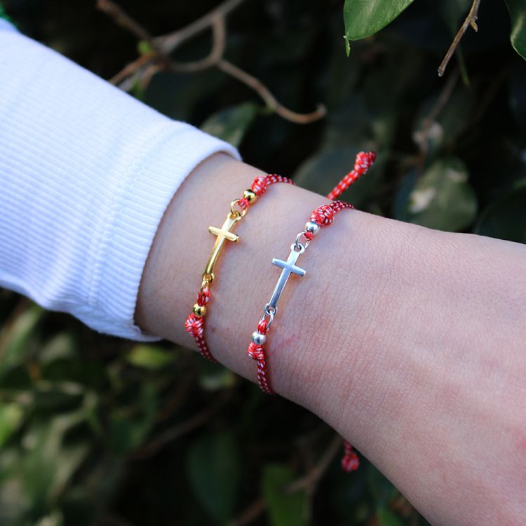 Βραχιόλι Μαρτάκι Με Σταυρό AA21050