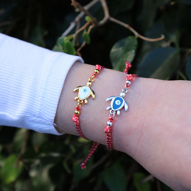 Βραχιόλι Μαρτάκι Χελώνα Με Ματάκι AA21020