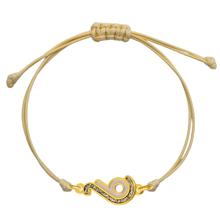 Βραχιόλι Γούρι 2026 Με Glitter AA21816 ΜΑΥΡΟ