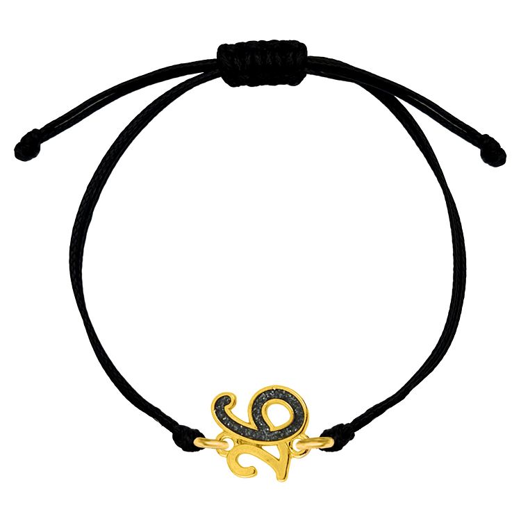 Βραχιόλι Γούρι 2026 Με Glitter ΑΑ21821 ΜΑΥΡΟ