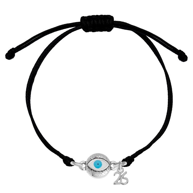 Βραχιόλι Γούρι 2026 Με Ματάκι AA21849 ΜΠΕΖ