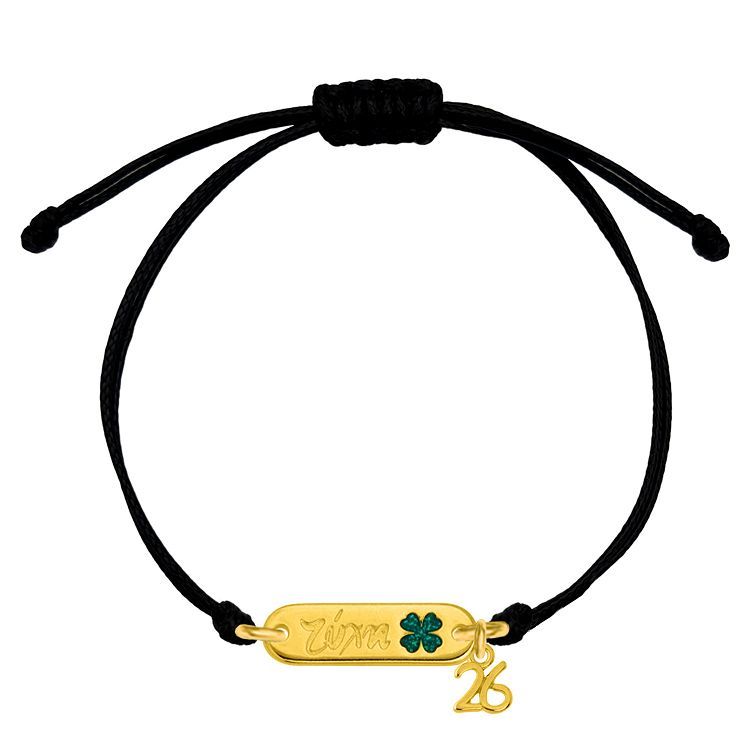 Βραχιόλι Γούρι 2026 Τύχη Με Glitter AA21860