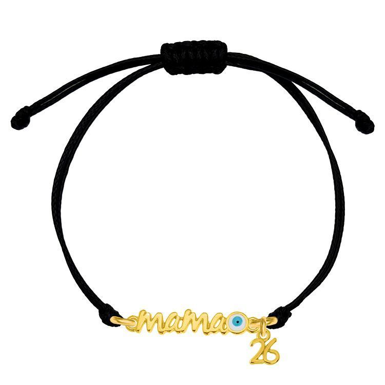 Βραχιόλι Γούρι 2026 mama Με Ματάκι AA21864