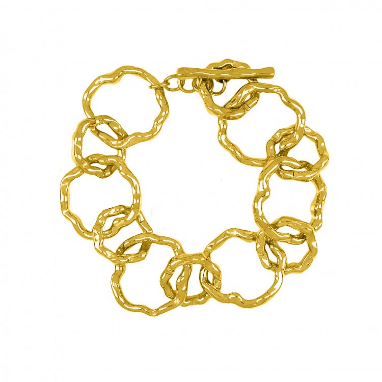 Βραχιόλι Από Ατσάλι Επιχρυσωμένο TU29744