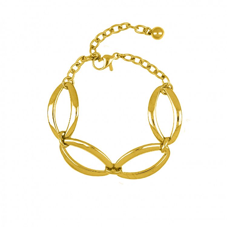 Βραχιόλι Από Ατσάλι Επιχρυσωμένο TU29746