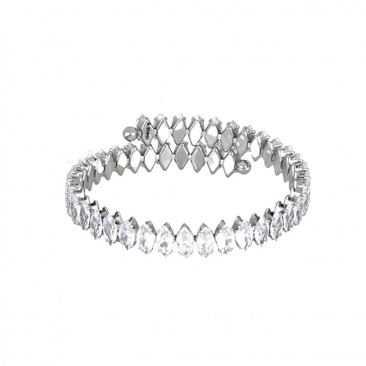 Βραχιόλι Ριβιέρα 8mm Από Ατσάλι TU29802