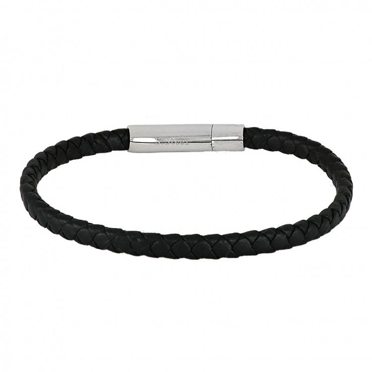 Βραχιόλι Από Δέρμα Και Ατσάλι TU29906