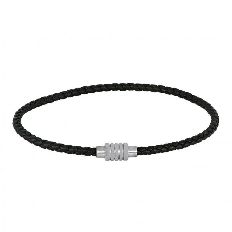 Βραχιόλι Από Δέρμα Και Ατσάλι TU29915