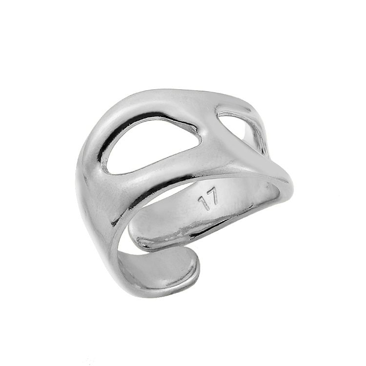Δαχτυλίδι Από Ορείχαλκο Επαργυρωμένο PF30263