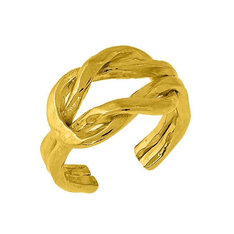 Δαχτυλίδι Από Ορείχαλκο Επιχρυσωμένο 24Κ PF39961