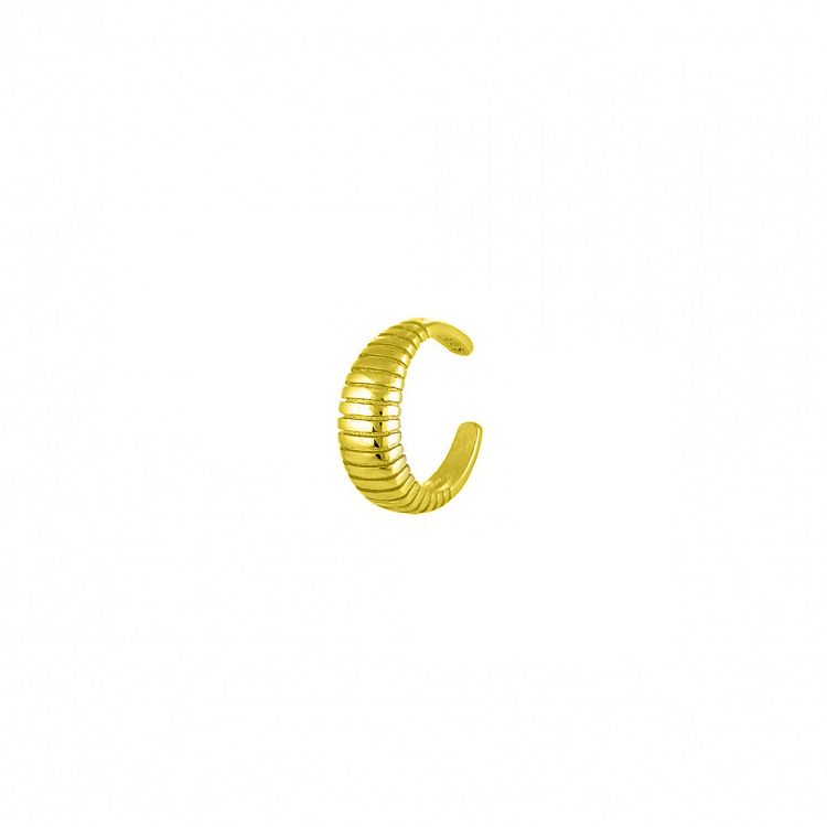 Σκουλαρίκι Earcuff Από Ασήμι 925 Επιχρυσωμένο SS43243