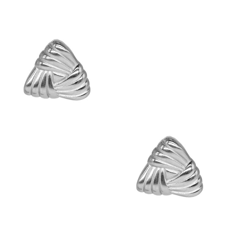 AMOR AMOR - ΣΗΜΑΝΤΙΚΟ: Σε περίπτωση διαφοράς τιμής από το κατάστημα ισχύει παντα και μόνο η τιμή του καταστήματος Σκουλαρίκια Chunky Vintage Από Ατσάλι MI43390