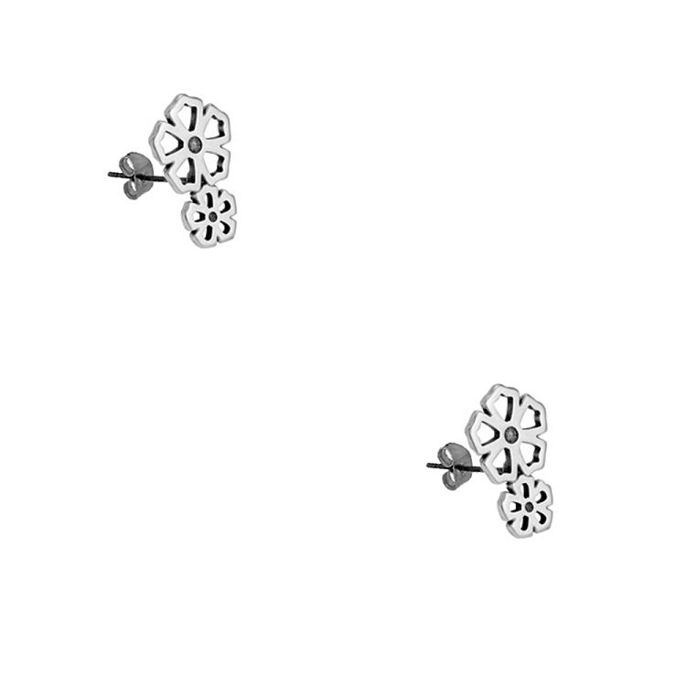 Σκουλαρίκια Από Ορείχαλκο Λουλούδια PF48574