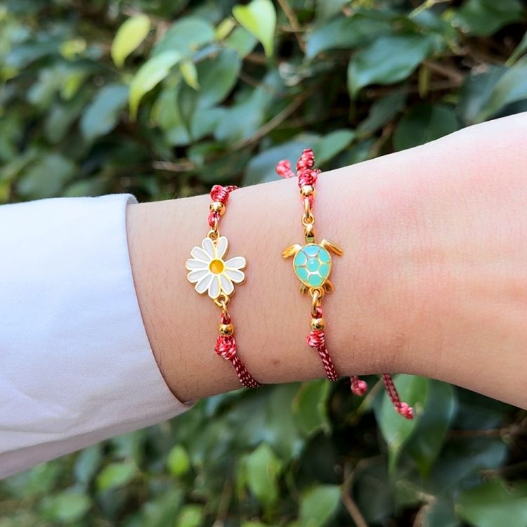 Βραχιόλι Μαρτάκι Με Χελώνα Τιρκουάζ AA21093