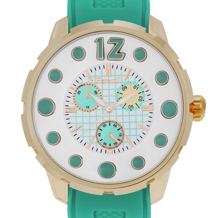 FERENDI INSPIRATION Green Rubber Strap 3030-1