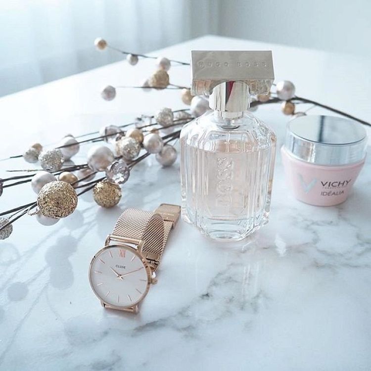 CLUSE Minuit Mesh Rose Gold/White Stainless Steel Strap CW0101203001