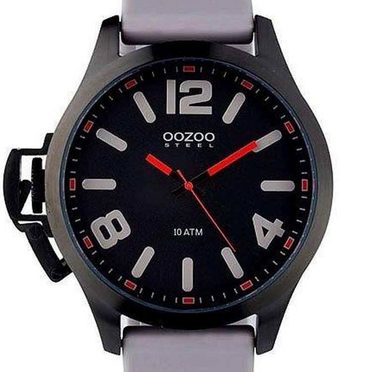 OOZOO STEEL XL Grey Rubber Strap OS362