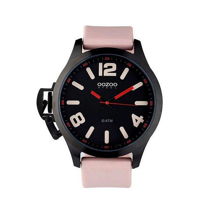 OOZOO STEEL XXL Light Pink Rubber Strap OS373
