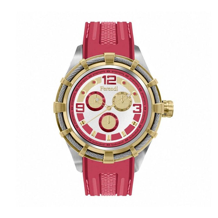 FERENDI OBSESSION Red Rubber Strap 1703-6