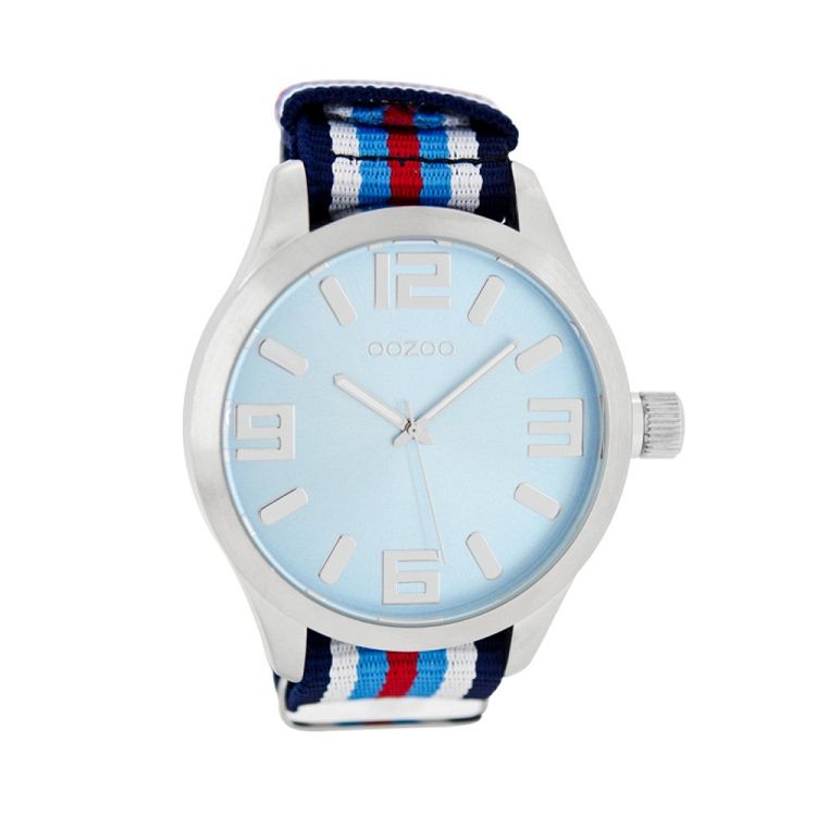 OOZOO Timepieces Multicolor Fabric Strap B6606