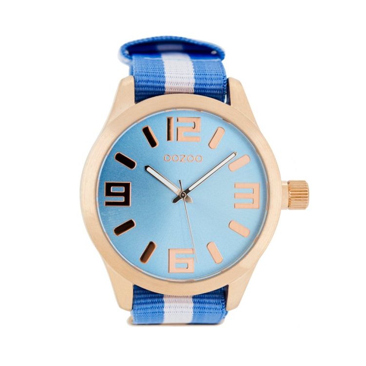 OOZOO Timepieces Multicolor Fabric Strap B6614A