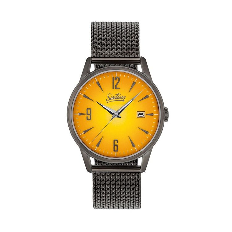 SIXTIES Black Stainless Steel Bracelet GUME-12
