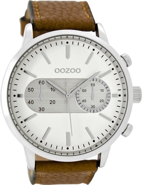 OOZOO Timepieces Brown Leather Strap C9055