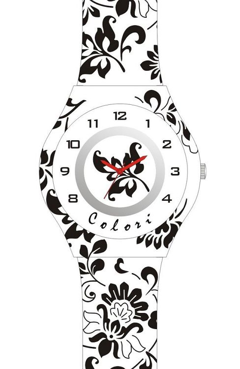 COLORI Kids White Rubber Strap CLK100