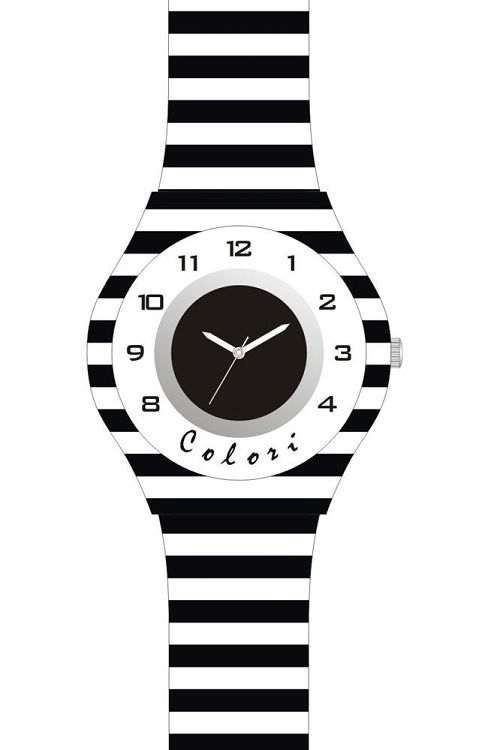 COLORI Kids White Rubber Strap CLK102