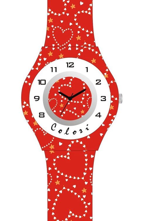 COLORI Kids Red Rubber Strap CLK104