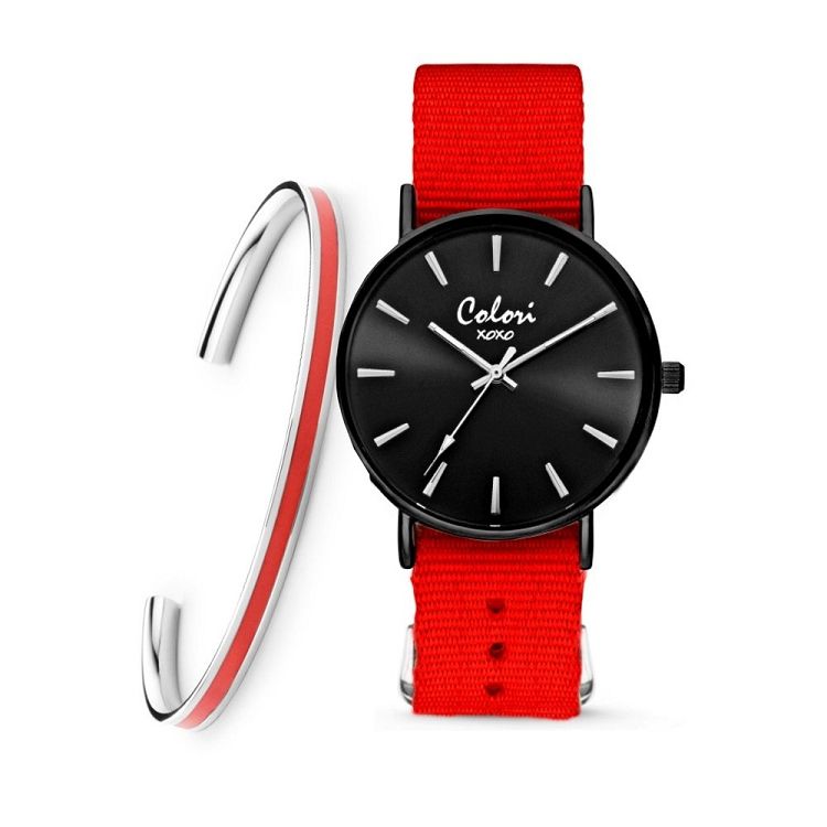 COLORI xoxo Red Fabric Strap Set COL554