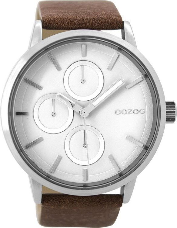 OOZOO Timepieces Brown Leather Strap C9426