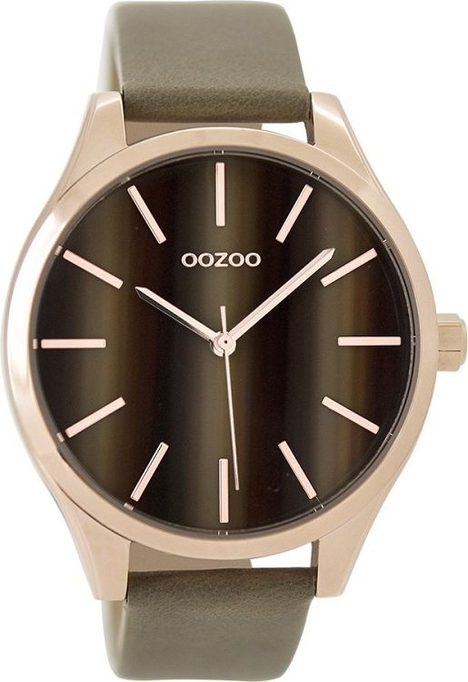 OOZOO Timepieces Brown Leather Strap C9501
