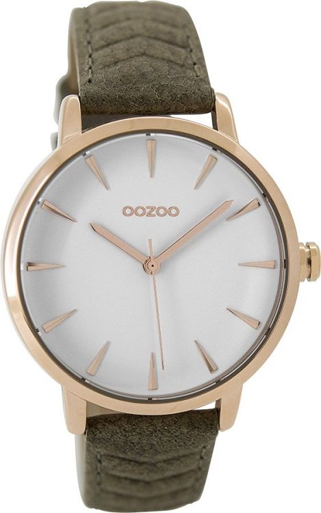 OOZOO Timepieces Brown Leather Strap C9509