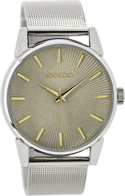 OOZOO Timepieces Silver Metallic Bracelet C9545