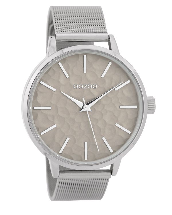 OOZOO Timepieces Silver Metal Strap C9571