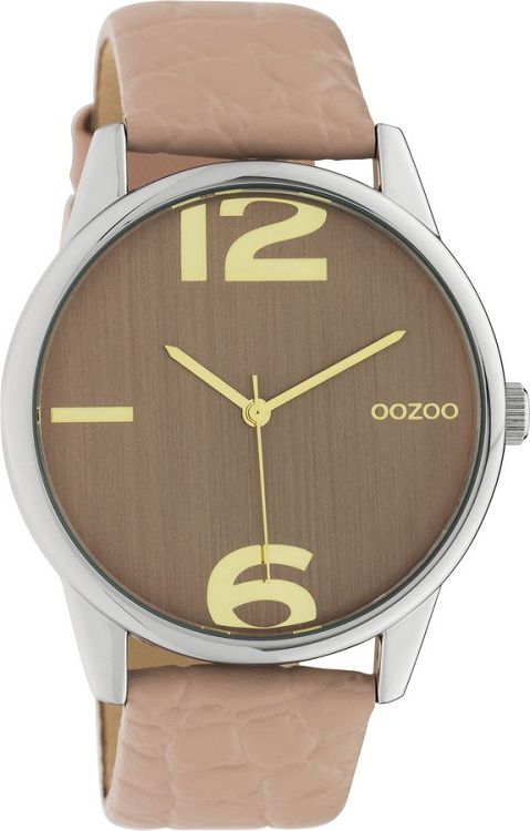 OOZOO Timepieces Pink Leather Strap C10376