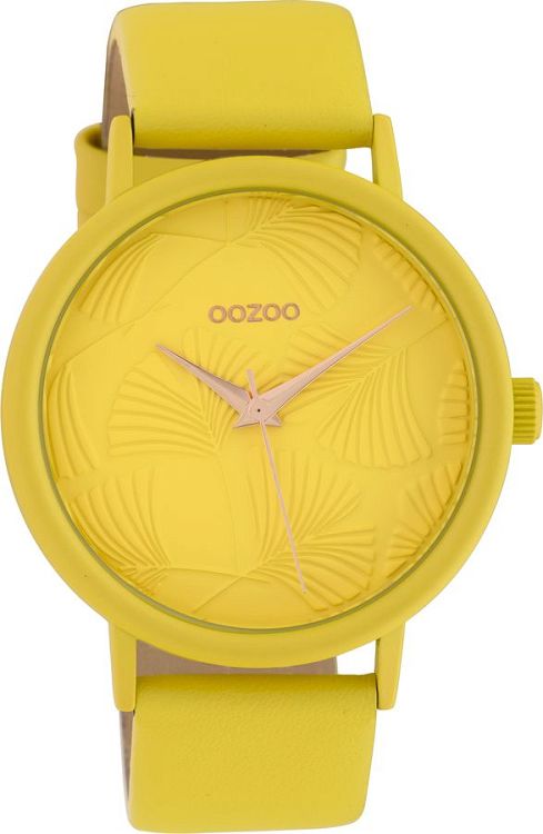 OOZOO Timepieces Yellow Leather Strap C10395
