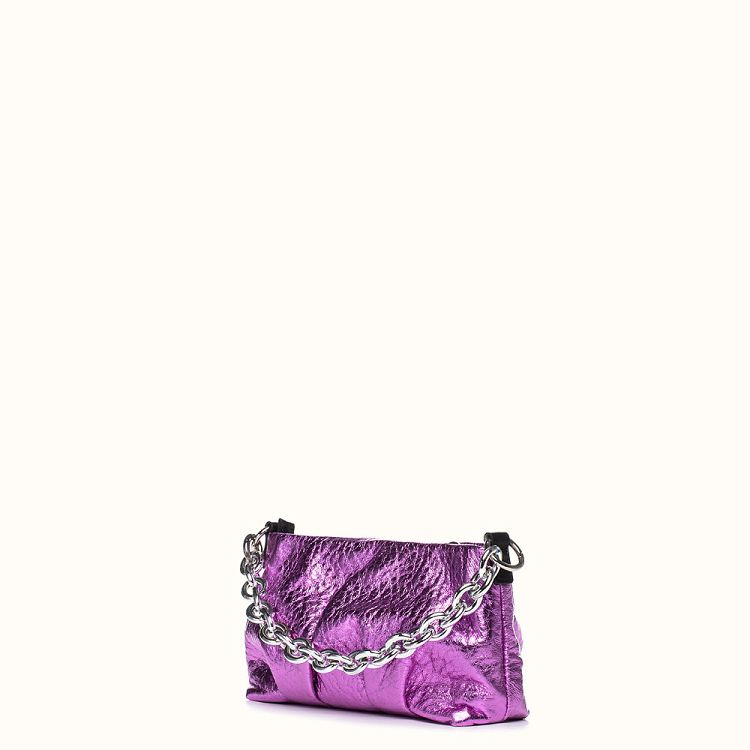 Fuchsia Metallic Mini Fluffy - Mini Bag by Christina Malle CM97034