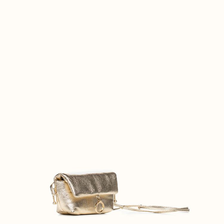 Gold Mini Soft Bag - Crossbody Mini Bag by Christina Malle CM97028