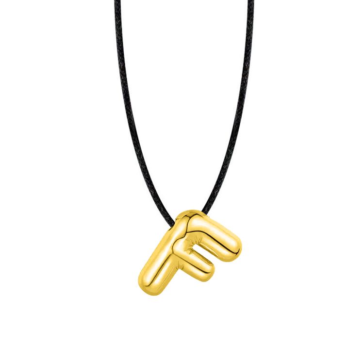 Γυναικεία κολιέ Αmor Αmor - ΣΗΜΑΝΤΙΚΟ: Σε περίπτωση διαφοράς τιμής από το κατάστημα ισχύει παντα και μόνο η τιμή του καταστήματος Κολιέ Από Κορδόνι Με Μονόγραμμα Balloon Από Ατσάλι Επιχ