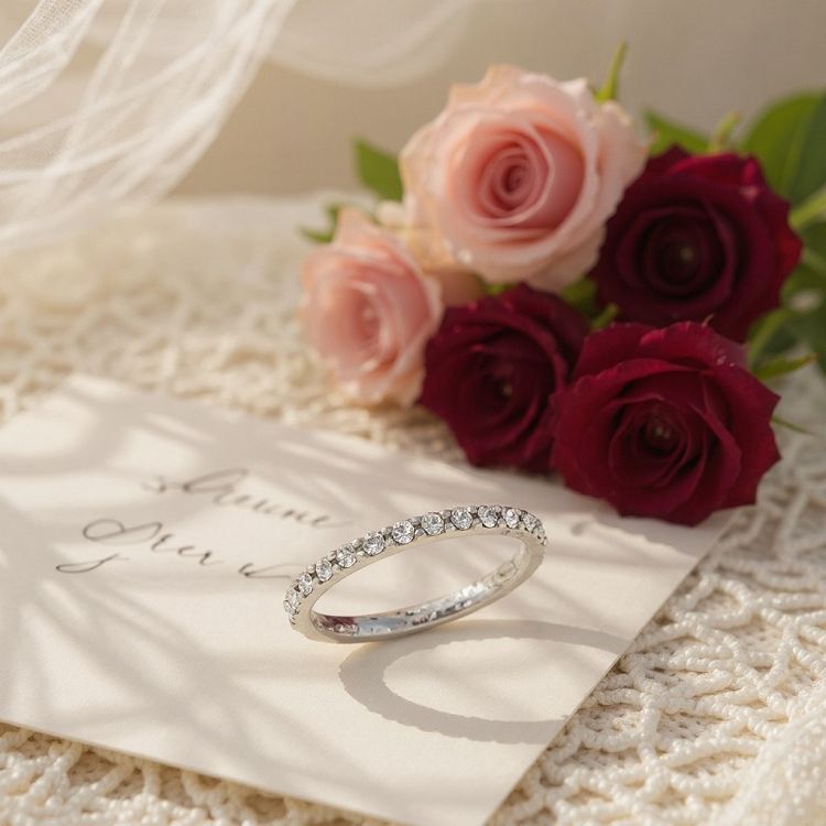 Δαχτυλίδι Από Ασήμι 925 Επιπλατινωμένο Με Swarovski EX39398