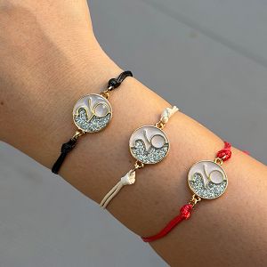 Βραχιόλι Γούρι 2026 Με Glitter AA21813