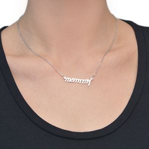 Κολιέ Από Ανοξείδωτο Ατσάλι Μommy AS13129