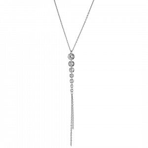 Κολίε Από Ατσάλι Με Κρύσταλλα AS13791