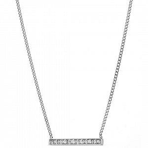 Κολίε Από Ατσάλι Με Ζιργκόν AS13842