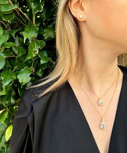 Σκουλαρίκια Από Ασήμι 925 Επιχρυσωμένο SU49090