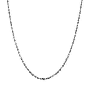 Κολιέ Αλυσίδα Rope 3mm Από Ανοξείδωτο Ατσάλι MI15212